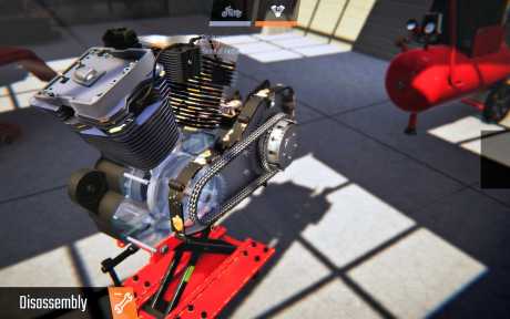 Biker Garage: Mechanic Simulator - Screen zum Spiel Biker Garage: Mechanic Simulator.