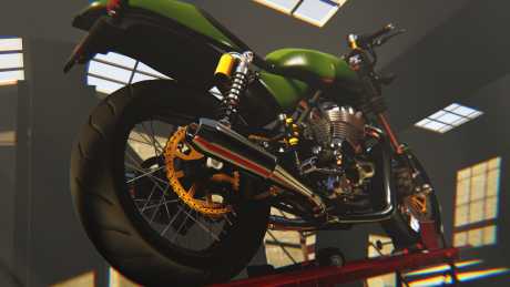 Biker Garage: Mechanic Simulator - Screen zum Spiel Biker Garage: Mechanic Simulator.