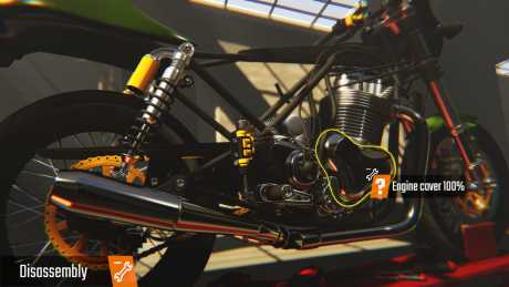Biker Garage: Mechanic Simulator: Screen zum Spiel Biker Garage: Mechanic Simulator.