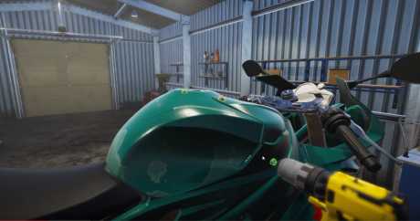 Biker Garage: Mechanic Simulator: Screen zum Spiel Biker Garage: Mechanic Simulator.