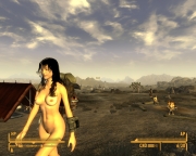 Fallout: New Vegas - Screen aus der Nackt Mod zu Fallout: New Vegas.