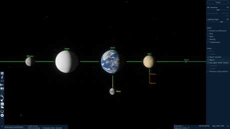 SpaceEngine: Screen zum Spiel SpaceEngine.