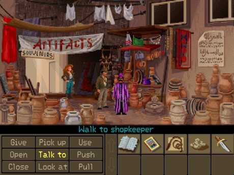 Indiana Jones and the Fate of Atlantis - Screen zum Spiel Indiana Jones and the Fate of Atlantis.