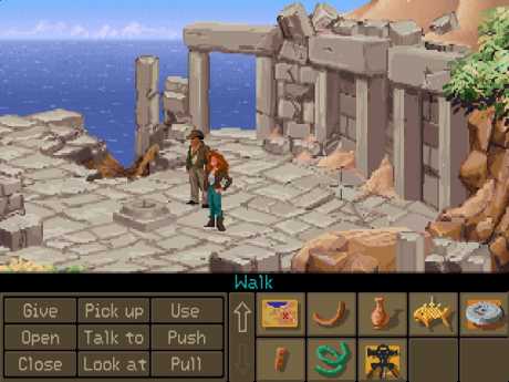 Indiana Jones and the Fate of Atlantis - Screen zum Spiel Indiana Jones and the Fate of Atlantis.