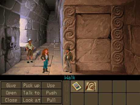 Indiana Jones and the Fate of Atlantis - Screen zum Spiel Indiana Jones and the Fate of Atlantis.