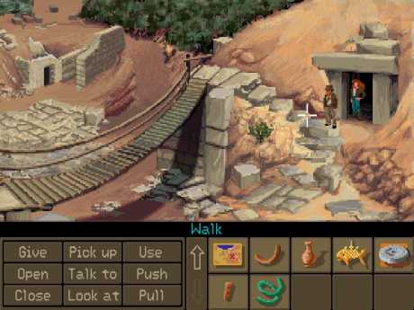 Indiana Jones and the Fate of Atlantis - Screen zum Spiel Indiana Jones and the Fate of Atlantis.