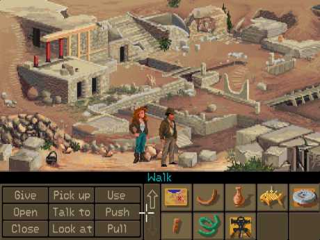 Indiana Jones and the Fate of Atlantis - Screen zum Spiel Indiana Jones and the Fate of Atlantis.