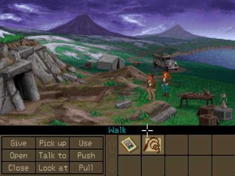 Indiana Jones and the Fate of Atlantis: Screen zum Spiel Indiana Jones and the Fate of Atlantis.