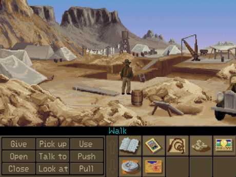 Indiana Jones and the Fate of Atlantis: Screen zum Spiel Indiana Jones and the Fate of Atlantis.