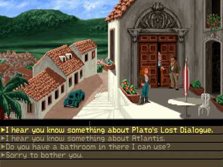 Indiana Jones and the Fate of Atlantis - Screen zum Spiel Indiana Jones and the Fate of Atlantis.