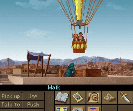 Indiana Jones and the Fate of Atlantis: Screen zum Spiel Indiana Jones and the Fate of Atlantis.