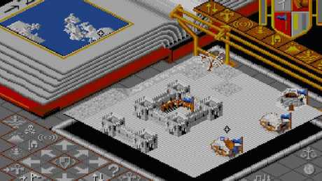 Populous: Screen zum Spiel Populous.