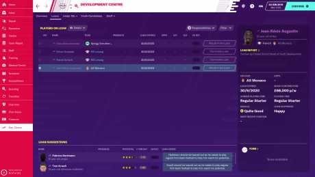 Football Manager 2020: Screen zum Spiel Football Manager 2020.