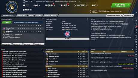 Out of the Park Baseball 21: Screen zum Spiel Out of the Park Baseball 21.