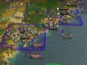 Civilization 4: Colonization - Die Franzosen(blau) schützen Fort Frontenac, eine Ausseinandersetzung mit den Holländern (Orange) scheint unvermeidlich.