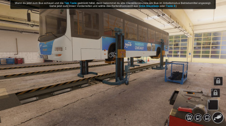 Bus Mechanic Simulator: Screenshots aus dem Spiel