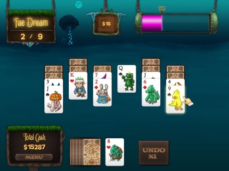 Faerie Solitaire - Screen zum Spiel Faerie Solitaire.