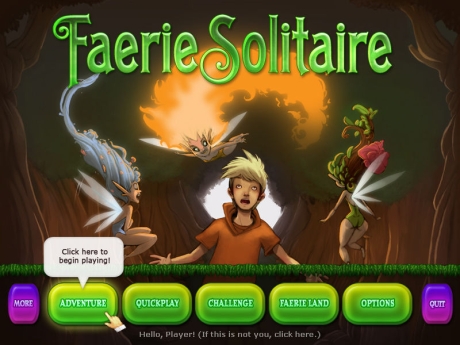 Faerie Solitaire: Screen zum Spiel Faerie Solitaire.