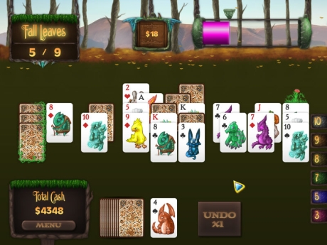 Faerie Solitaire - Screen zum Spiel Faerie Solitaire.