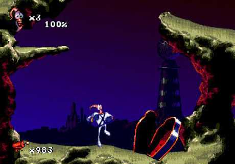 Earthworm Jim 2 - Screen zum Spiel Earthworm Jim 2.