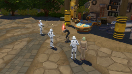 Die Sims 4: Star Wars - Reise nach Batuu - Screenshots aus dem Spiel