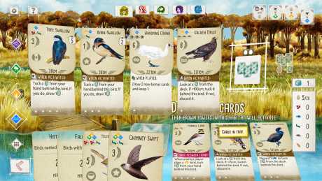 Wingspan: Screen zum Spiel Wingspan.