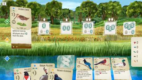 Wingspan: Screen zum Spiel Wingspan.