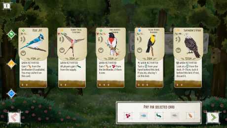 Wingspan: Screen zum Spiel Wingspan.