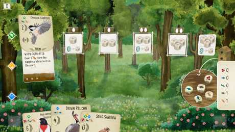 Wingspan: Screen zum Spiel Wingspan.