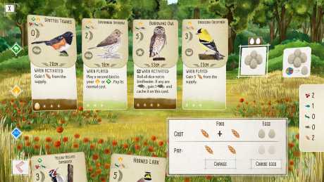 Wingspan: Screen zum Spiel Wingspan.