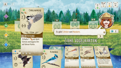 Wingspan: Screenshots aus dem Spiel