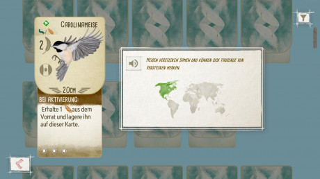 Wingspan: Screenshots aus dem Spiel