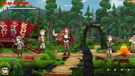 Scarlet Hood and the Wicked Wood - Screen zum Spiel Scarlet Hood and the Wicked Wood.
