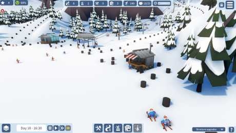 Snowtopia: Ski Resort Tycoon - Screen zum Spiel Snowtopia: Ski Resort Tycoon.