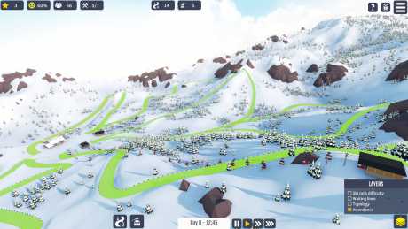 Snowtopia: Ski Resort Tycoon: Screen zum Spiel Snowtopia: Ski Resort Tycoon.