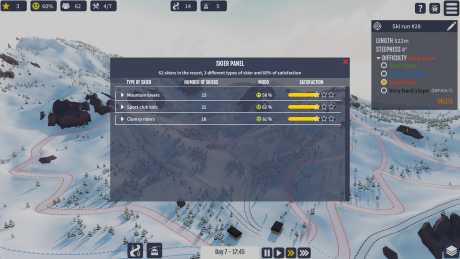 Snowtopia: Ski Resort Tycoon - Screen zum Spiel Snowtopia: Ski Resort Tycoon.