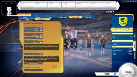 Handball Manager 2021: Screen zum Spiel Handball Manager 2021.