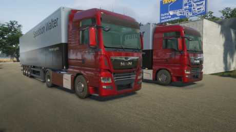 On The Road - Truck Simulator - Screen zum Spiel On The Road - Truck Simulator.