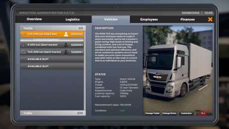 On The Road - Truck Simulator - Screen zum Spiel On The Road - Truck Simulator.