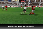 Pro Evolution Soccer 2010: Screenshot zur iPhone und iPod touch Fassung