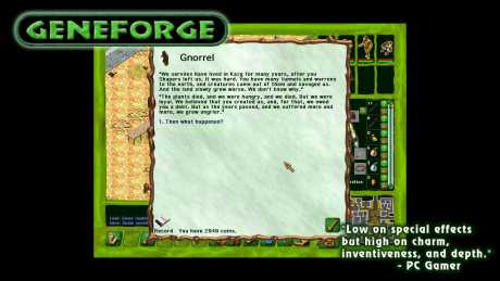 Geneforge 1 - Screen zum Spiel Geneforge 1.