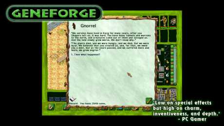 Geneforge 1: Screen zum Spiel Geneforge 1.