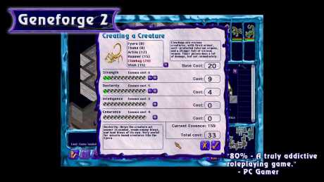 Geneforge 2: Screen zum Spiel Geneforge 2.