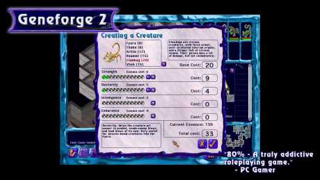 Geneforge 2 - Screen zum Spiel Geneforge 2.