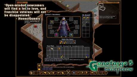 Geneforge 5: Overthrow: Screen zum Spiel Geneforge 5: Overthrow.