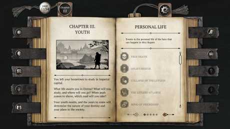 The Life and Suffering of Sir Brante - Screen zum Spiel The Life and Suffering of Sir Brante.