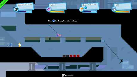 SpeedRunners: Screen zum Spiel SpeedRunners.