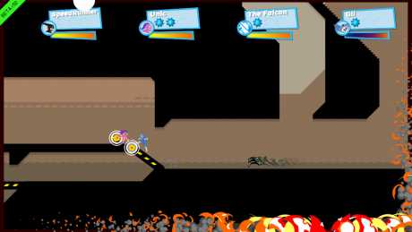 SpeedRunners: Screen zum Spiel SpeedRunners.