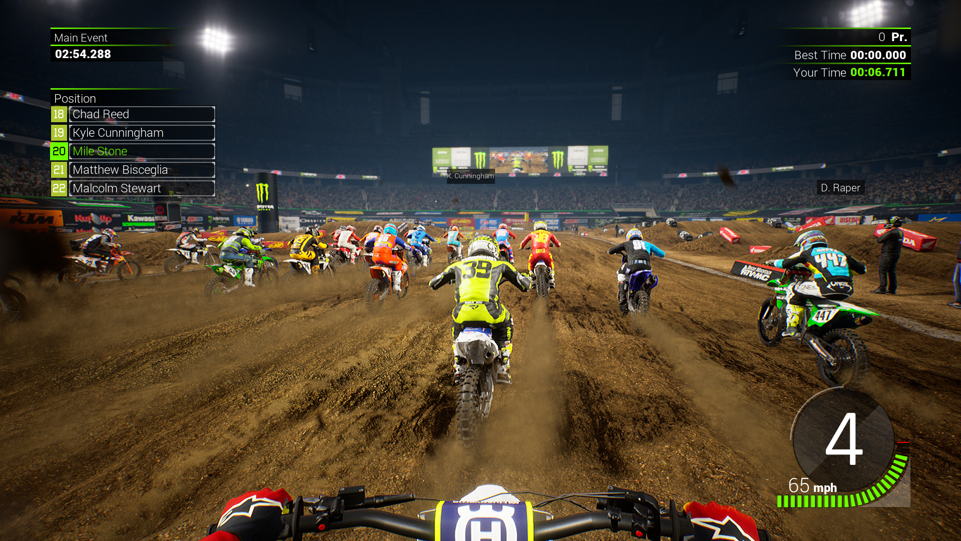 Monster Energy Supercross - The Official Videogame 2: Screen zum Spiel Monster Energy Supercross - The Official Videogame 2.