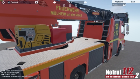 Notruf 112 - Die Feuerwehr Simulation 2: Showroom: Screen zum Spiel Notruf 112 - Die Feuerwehr Simulation 2: Showroom.